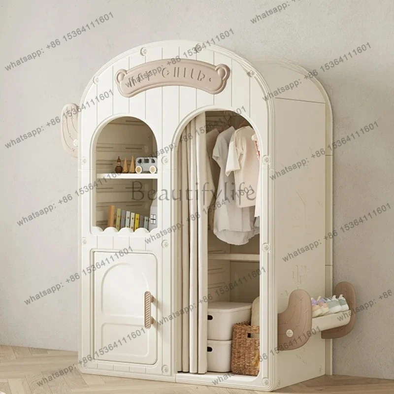03.Nordic Luxury Orgnizer Wardrobes Modular Aesthetic Display Bedroom Wardrobes Storage Shelves Display Guarda Roupa Furniture