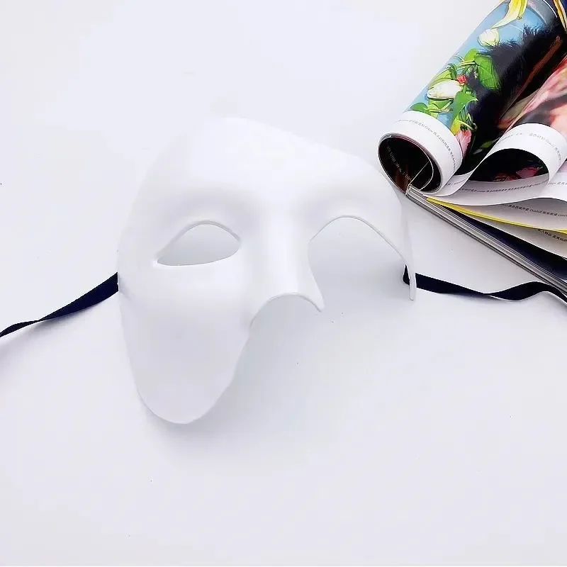 Halloween-Kostümparty Maskerade Männliche Halbgesichtsmaske für Erwachsene Phantom der Oper Retro-Prinz Einäugige Maske – Detail 1