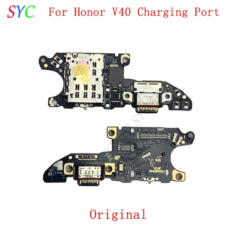 

Original USB Charging Port Connector Board For Huawei Honor V40 5G Charging Connector with Sim Card Reader Repair Parts