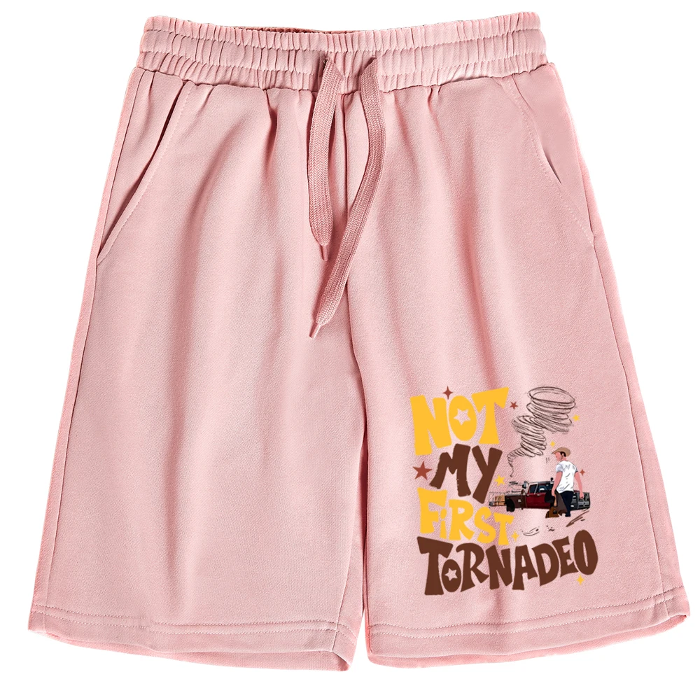 

If You Feel It Chase It Glen Powell Not My First Tornado Pants Twisters 2024 Drawstring Shorts Women's Shorts