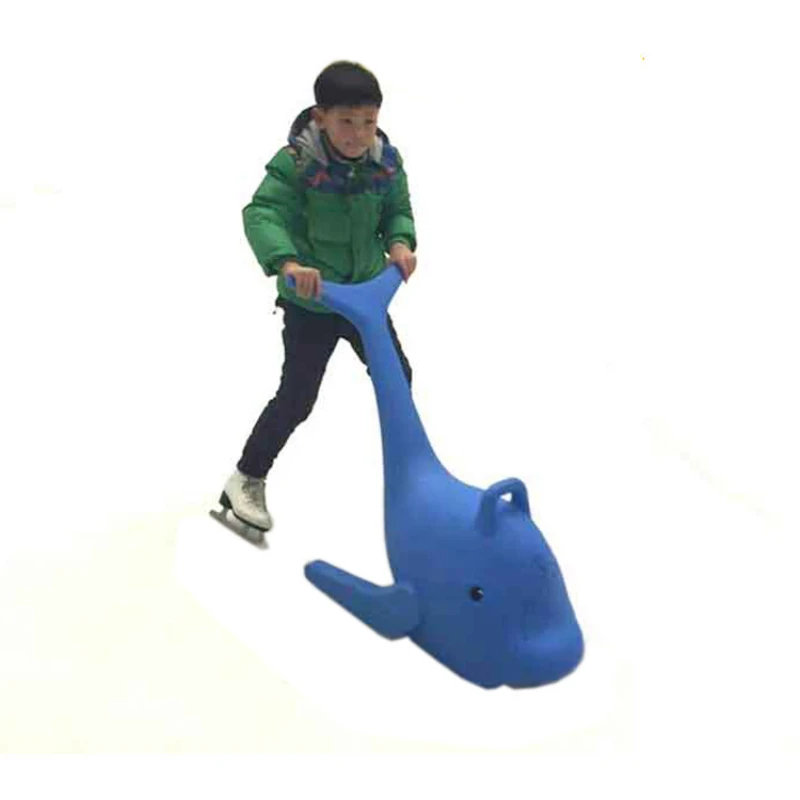 Safety ice skate helper children ice skate auxiliary toy dolphin for ice rink rental