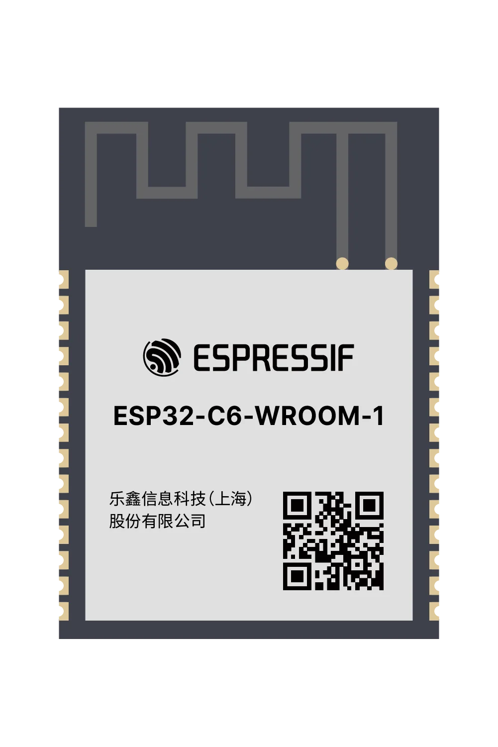 ESP32-C6-WROOM-1 N4 N8 N16 4MB 8MB 16MB WiFi 6 BLE Zigbee Thread Module PCB Antenna Original Espressif