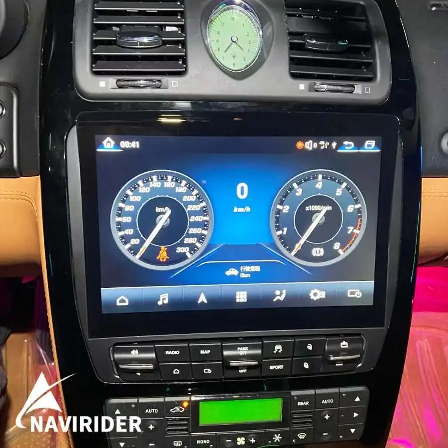 

10.26" Qualcomm Android 14 For Maserati Quattroporte 2004-2012 with 4G LTE Carplay Car Multimedia Stereo Radio Player HeadUnit