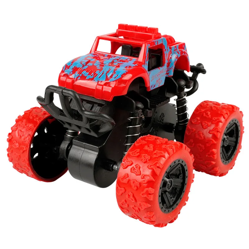 Hot Toys Car Monster Truck Four-wheel Drive Vehicle Stunt Dump Car Inertia Car Toy Dinosaur Pull Back Children Toy Boy Girl Gift