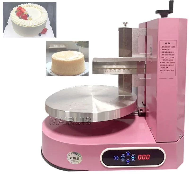 Cake Plastering Machine Cream Butter Decoration Coating Maker Spreading Daubing Machine