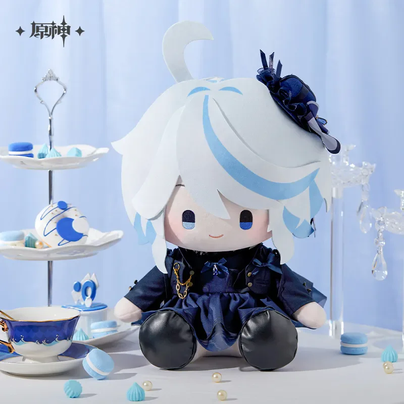 

[Подлинная] miHoYo Game Furina Doll Genshin Impact Furina Theme Мультяшная плюшевая подушка Косплей Аниме PU Подушка Аксессуары Рождественский подарок