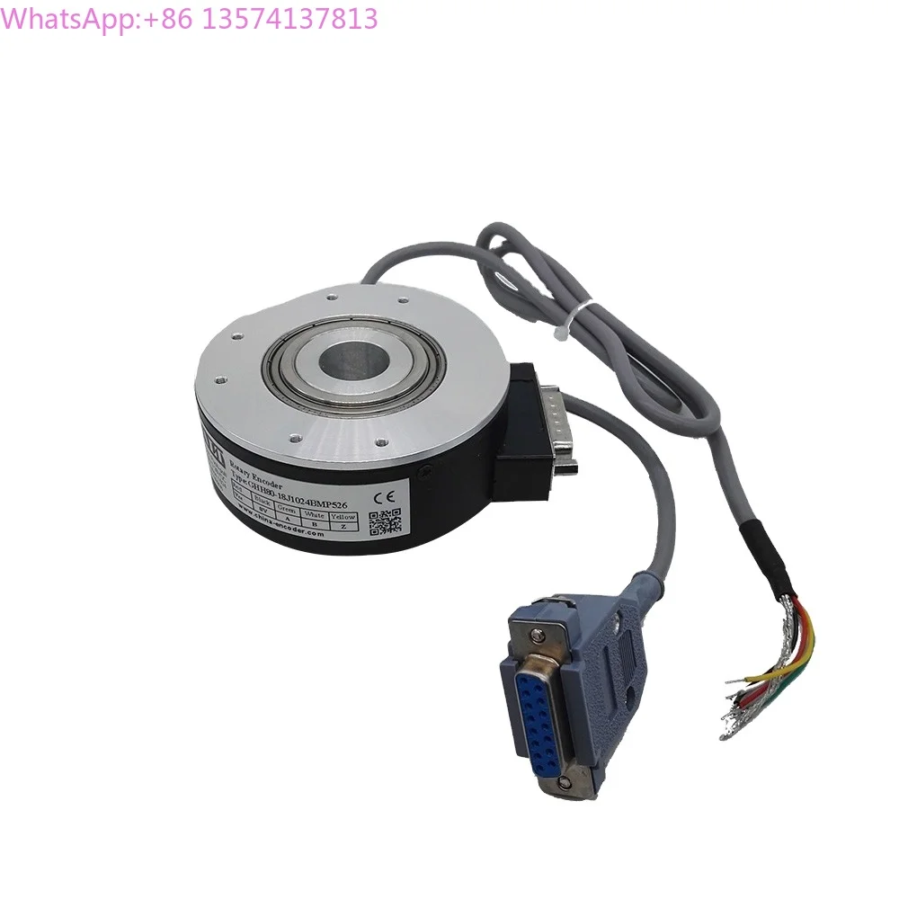 

GHH80 series 18mm Hollow Shaft Encoder 500 1000 1024 2500 Pulse Incremental Encoder Push pull A B Z