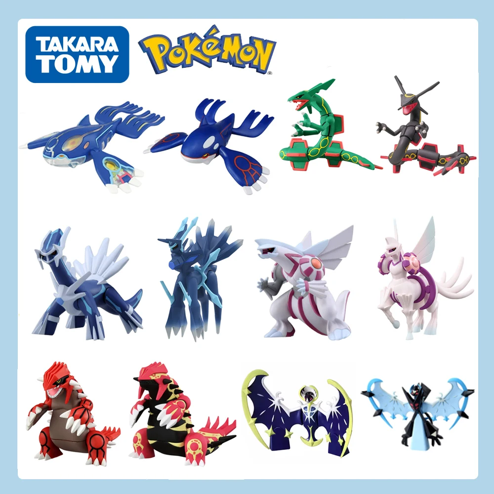 Pokemon original ml koraidon miraidon figura brinquedo rayquaza lugia arceus palkia solgaleo modelo boneca decoração de mesa presente