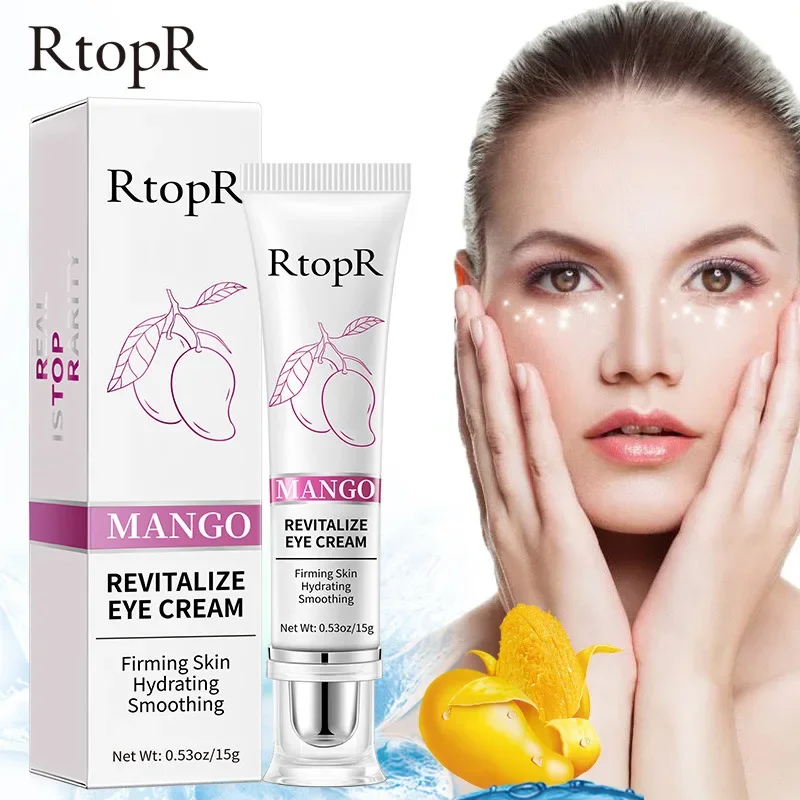 

Face 15g Mango Eye Cream Hyaluronic Acid Brighten Moisturizing Eye Care Hydrate Cream Skin Care Beauty