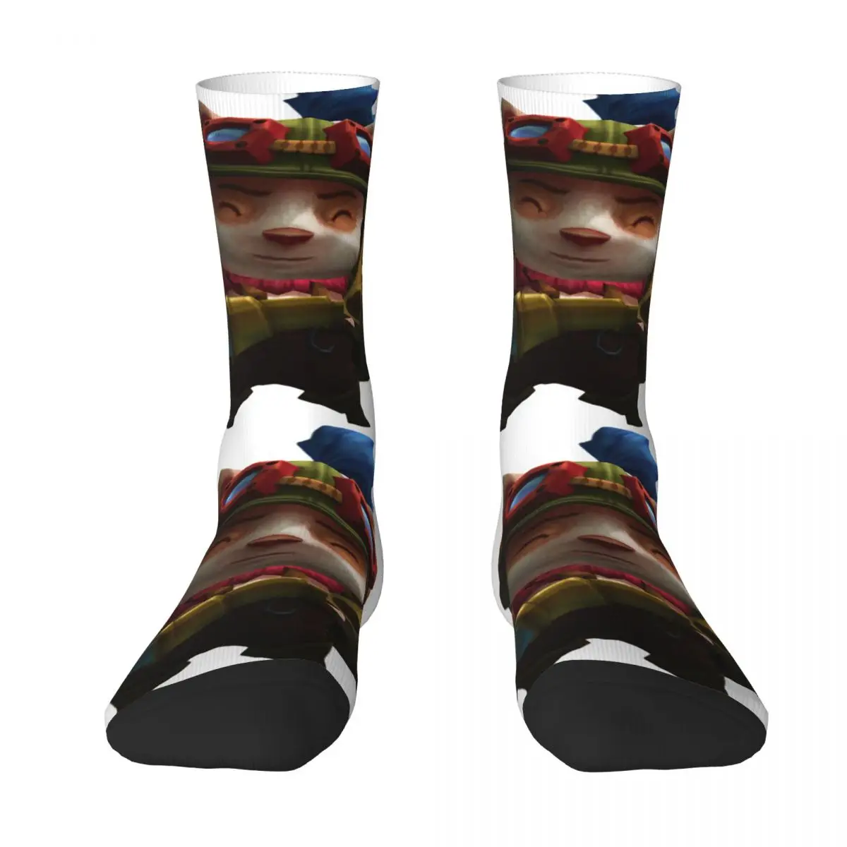 Teemo Leagued Of Legends Socks Elegant Stockings Winter Non Skid Couple Socks Comfortable Pattern Running Sports Socks