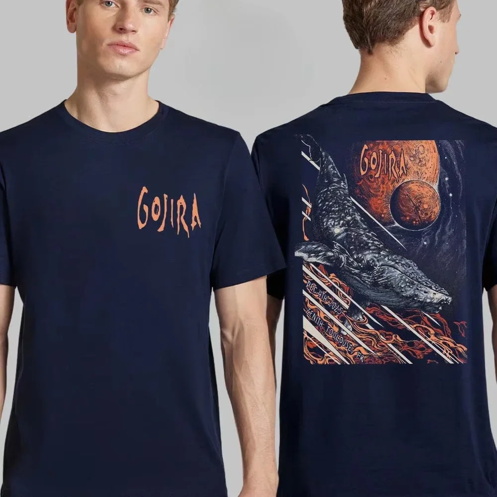 Gojira Nature Themed Graphic Tee Featuring Tree Branch Logo and Eye Tree Art Progressive Metal Streetwear Casual Unisex Top
