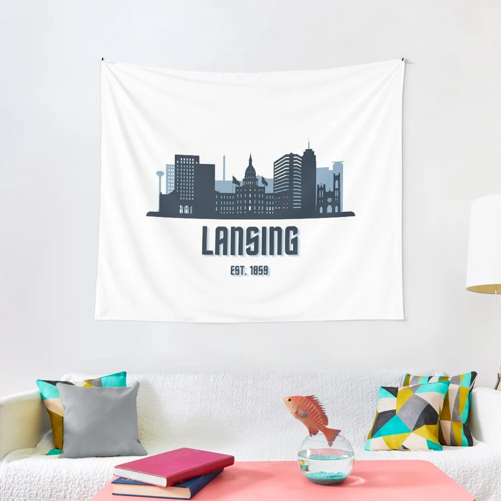 

Lansing Michigan Tapestry Aesthetic Room Decor Home Decorating House Decor Home Supplies Tapestry