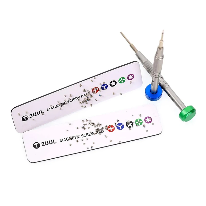 Tappetino speciale per la conservazione delle viti con cuscinetto a vite magnetico 2UUL ST91 previene la perdita di piccoli accessori elettronici strumento per tappetino 140mm * 35mm