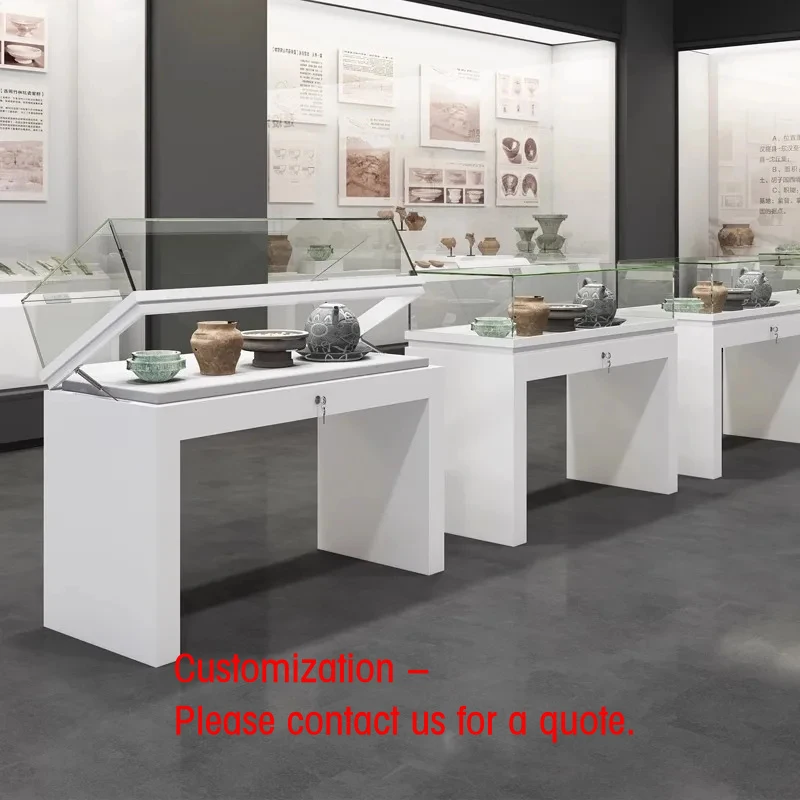 custom.Cultural Relics Calligraphy and Painting Jade Glass Display Cabinet Museum Exhibition Display Cabinet Display Cabi
