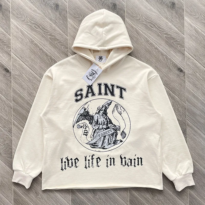 

2026ss European American SAINT Sweatshirts High Quality Casual Men's Women's Loose Hoodies