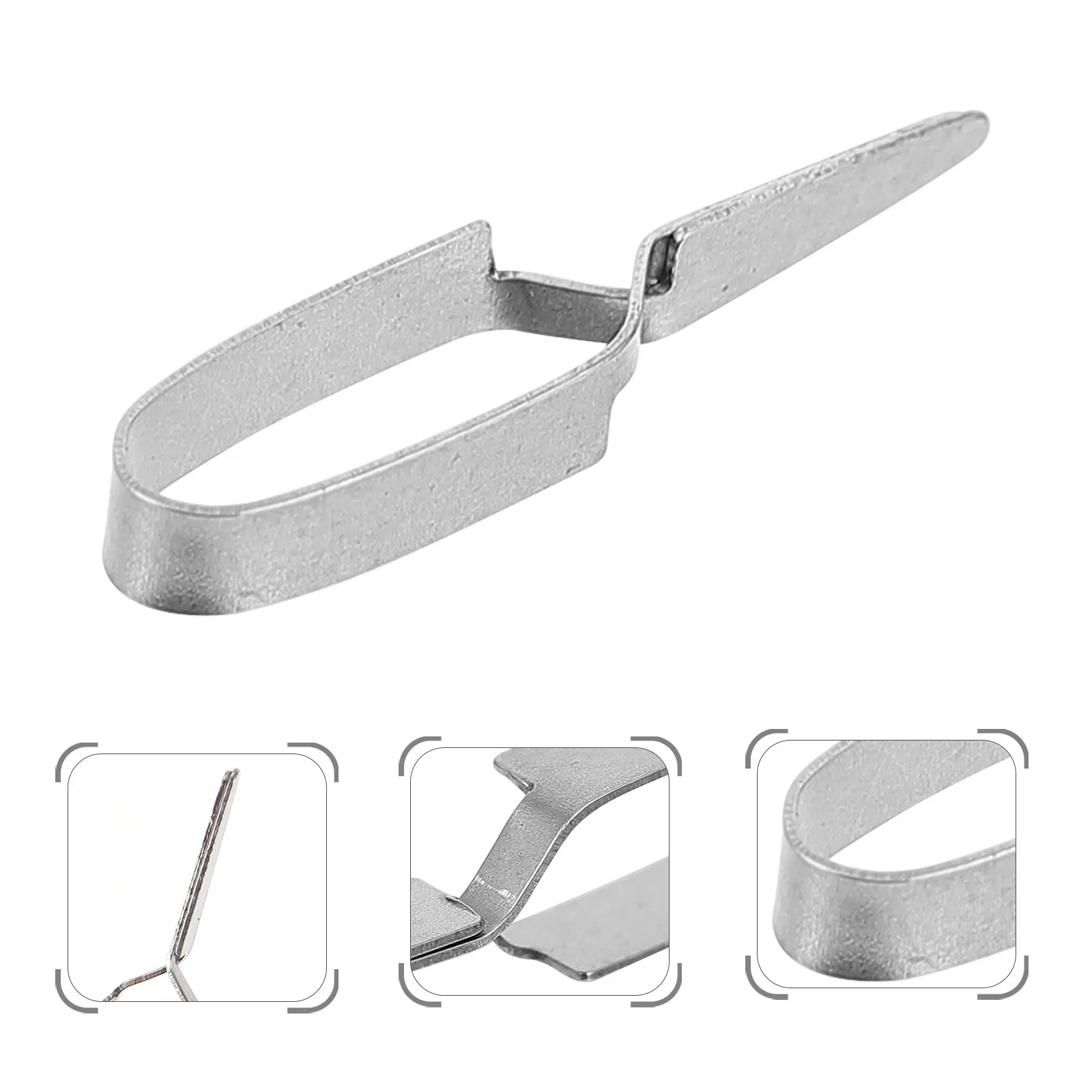 

1Pcs Medical Grade Stainless Steel Vein Clip Heavy Duty Rust Polished Edge Safe Handling Hemostatic