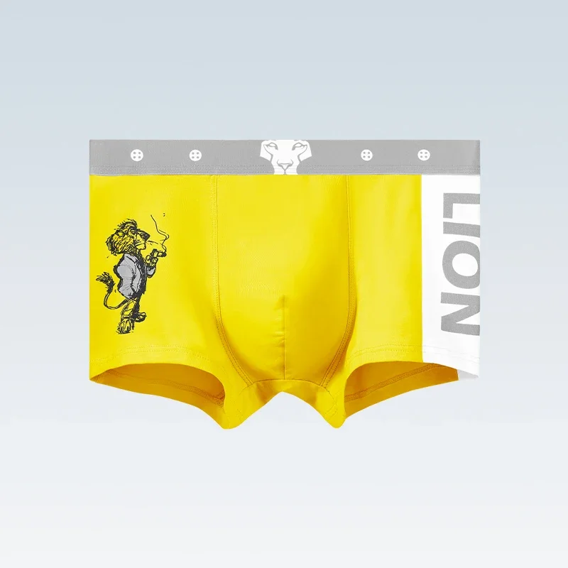 ملابس داخلية للرجال، شخصية عصرية مريحة من القطن، بوكسر صيفي رقيق للأولاد، ملاكمين رياضيين