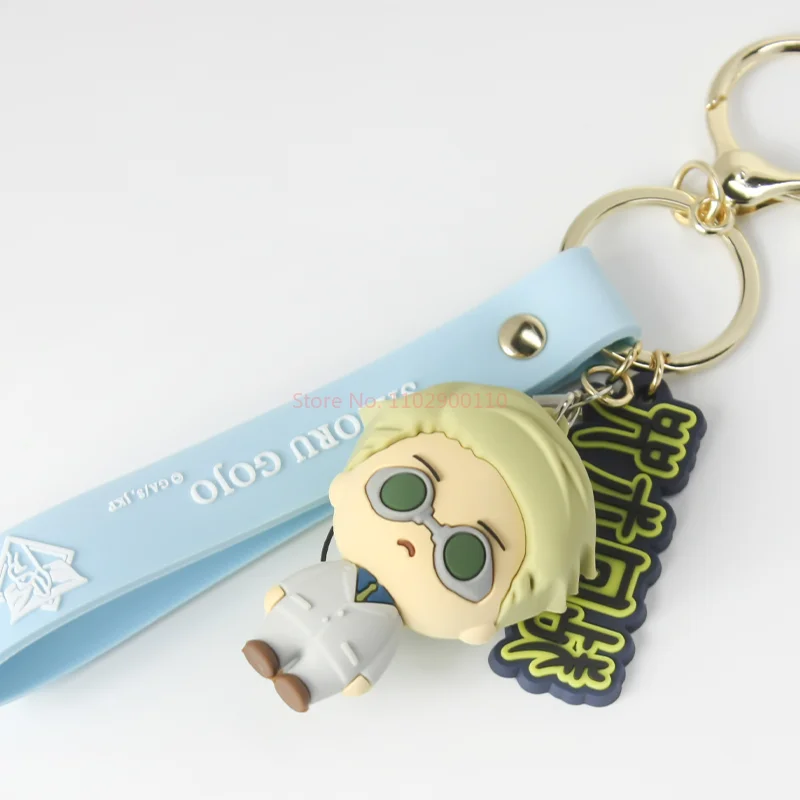 Llavero oficial Jujutsu Kaisen versión Q, caja ciega, mochila registrada por Anime, colgante, decoración, regalo de Halloween