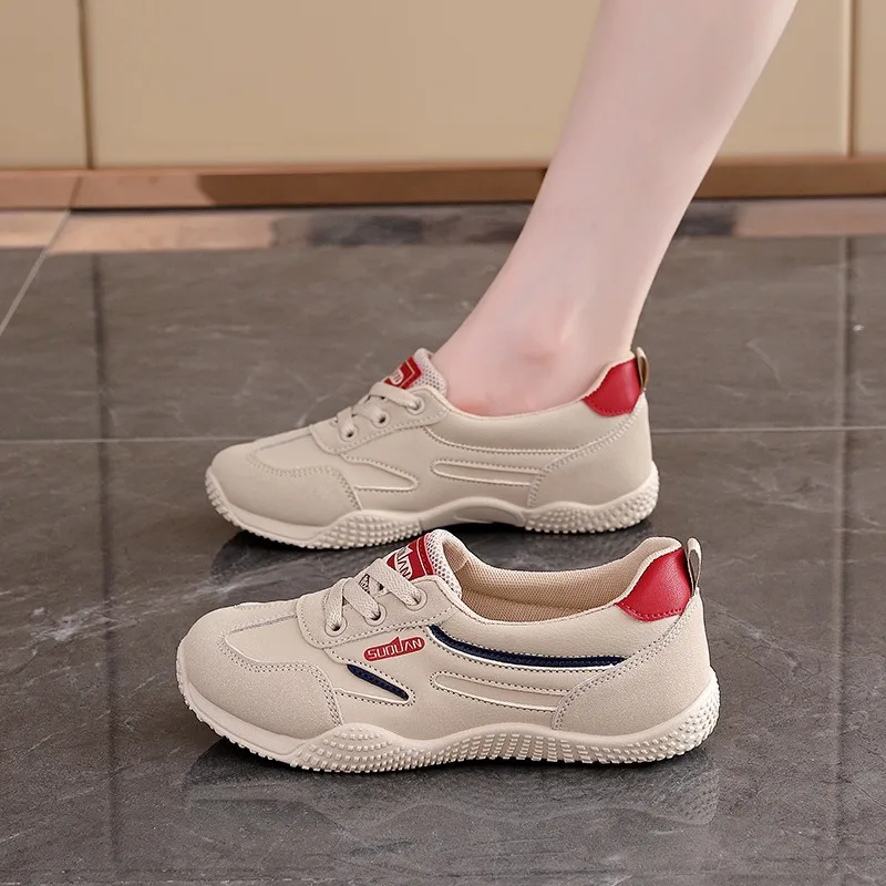 Jogging Fitness Women Sneakers Outdoor Sports Walking Shoes Fashion Shallow Tennis Shoes Casual Non-slip Running Trainers New