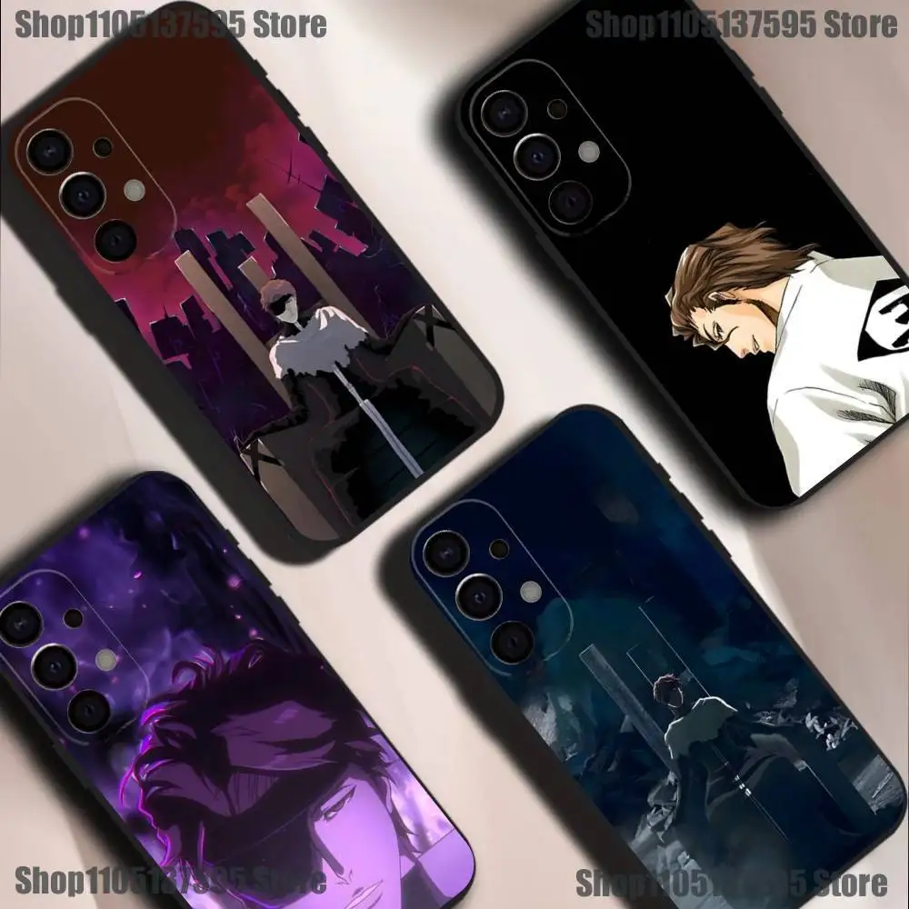 

Hot A-Aizen S-Sousuke Anime Phone Case For Samsung S25,S24,S21,S22,S23,S30,Ultra,S20,Plus,Fe,Lite,5G Black Cover