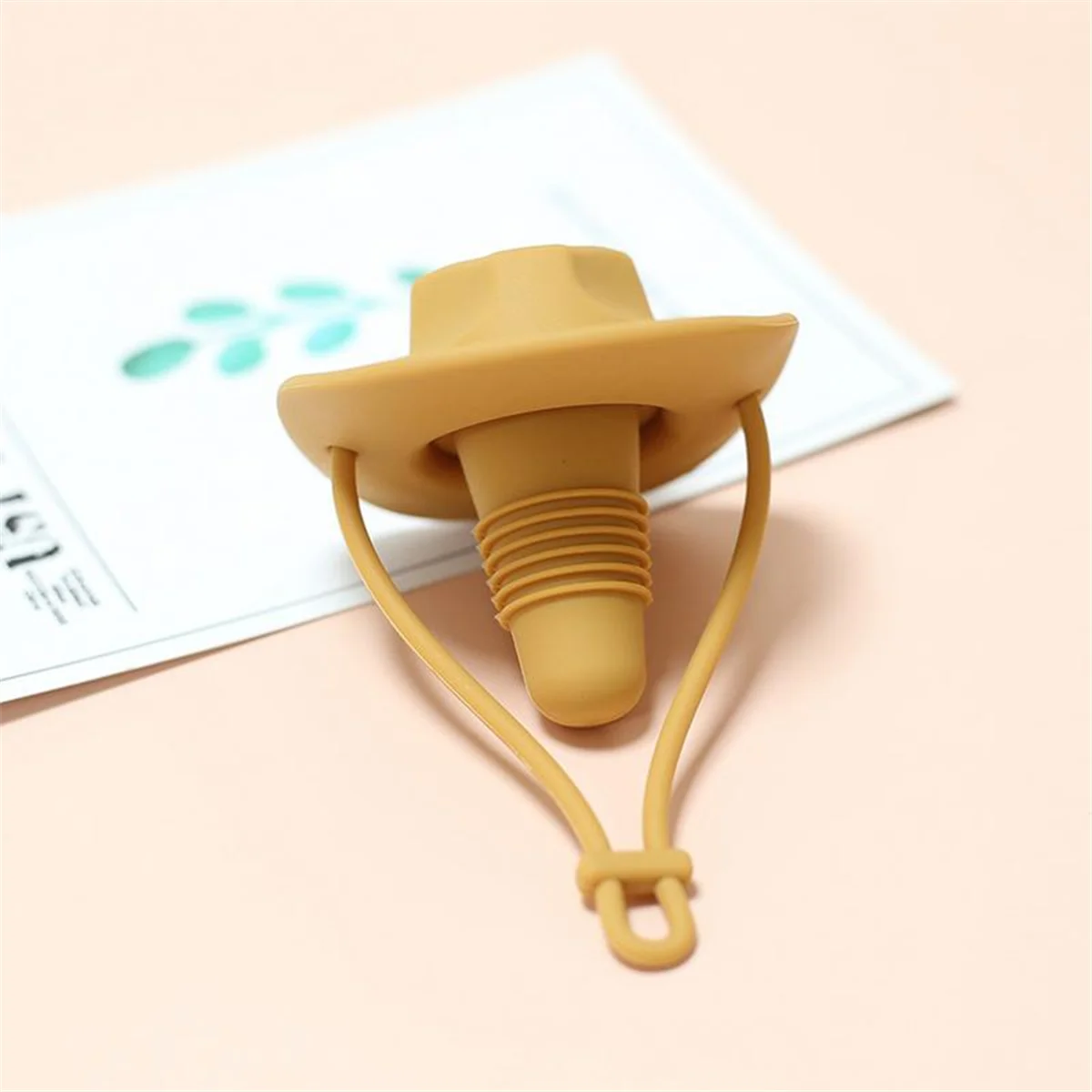NEW Silicone Cowboy Hat Wine Cork Champagne Beer Bottle Stopper Beverage Sealer Plug Kitchen Bar Accessories Green