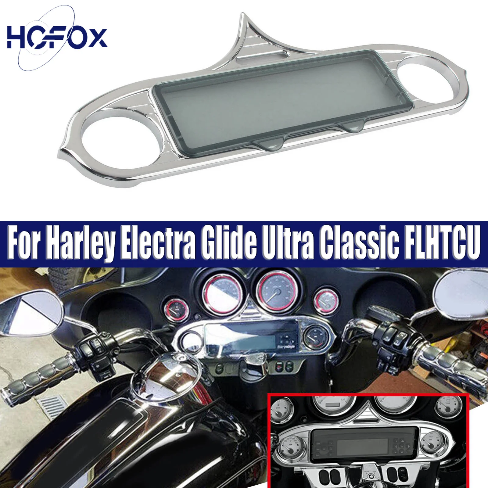 

For Harley Electra Glide Ultra Classic FLHTCU Motorcycle Stereo Accent Cover