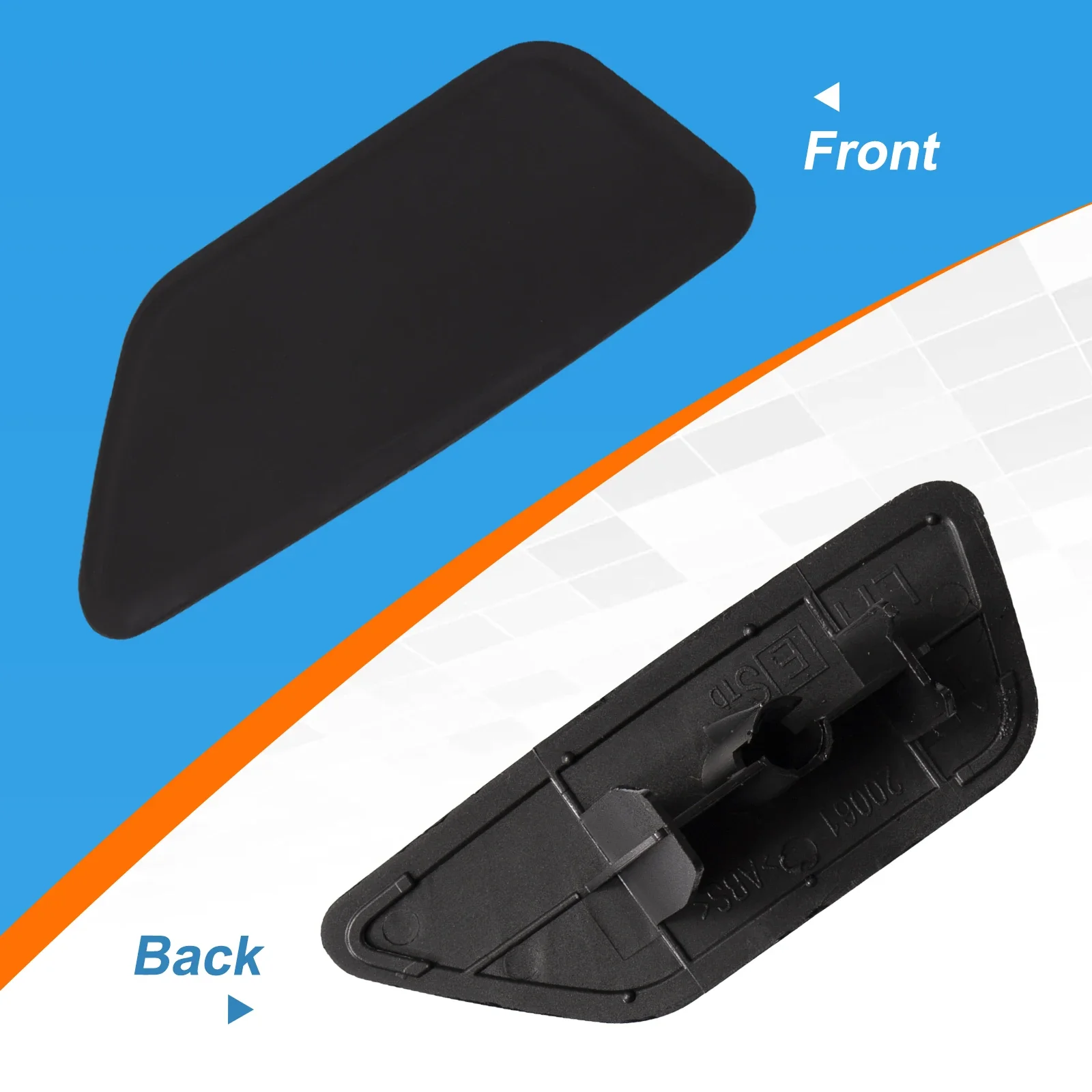 Topi Penutup Pencuci Lampu Depan Bumper Depan untuk Aksesori Subaru Legacy 2010 2011 2012