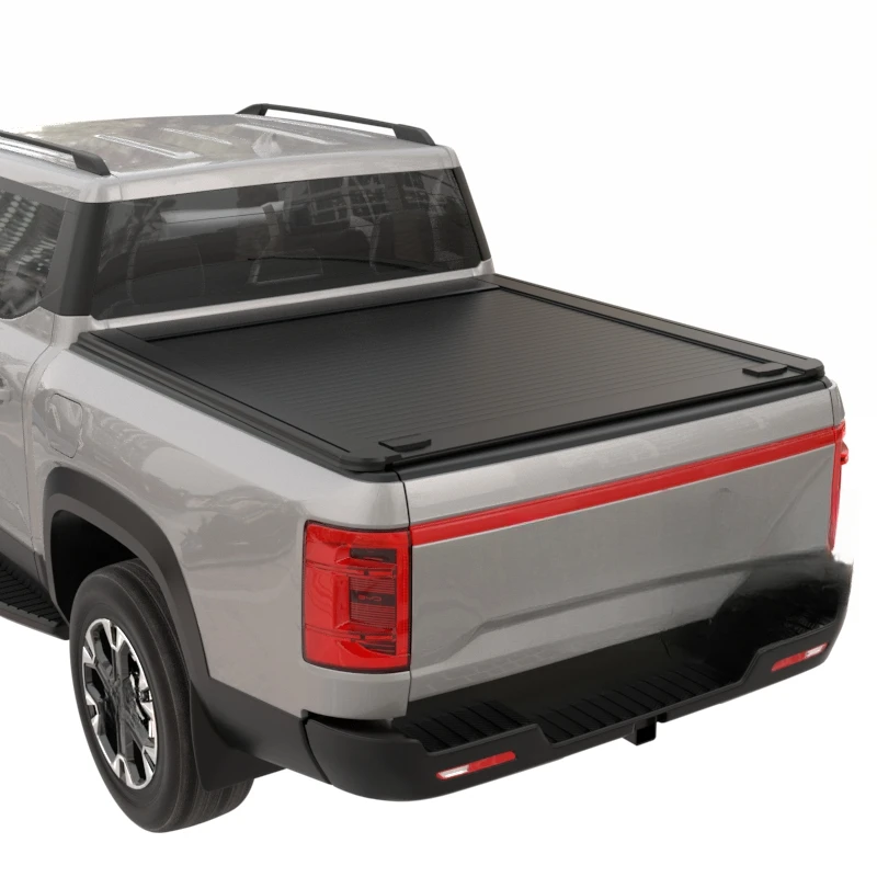 Auto Parts Hard Manual Retractable Roll Up Roller Shutter Tonneau Cover Double Lock For BYD Shark 6 2025-2026 Pickup Truck