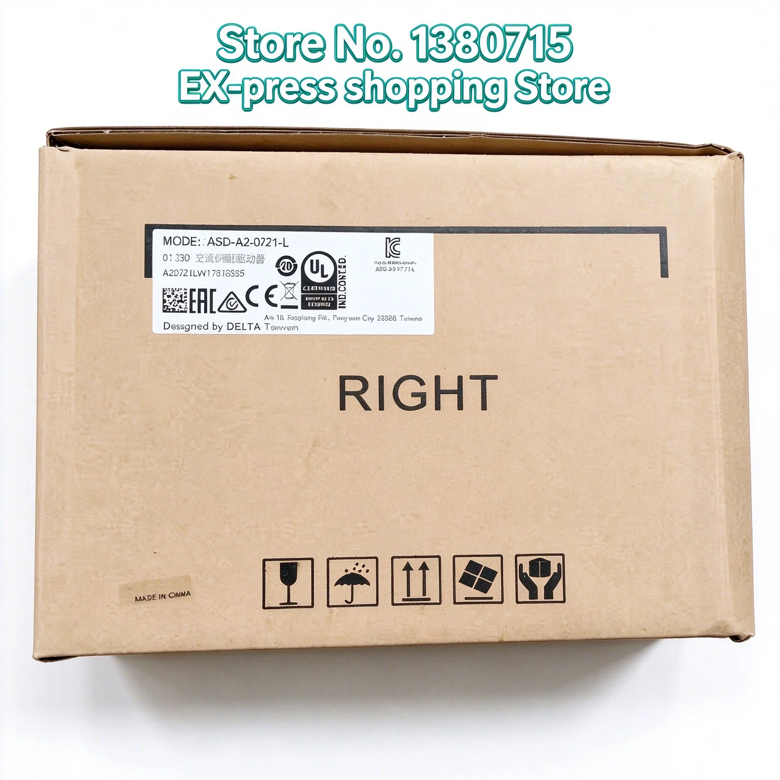 New ECMA-C10807RS ASD-A2-0721-L 750W 3000r/Min AC Servo Motor & Drive Kits