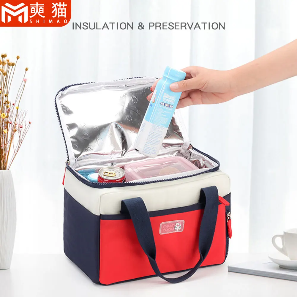 Large Capacity Insulation Bag Mommy Baby Portable Handheld Storage Handbag Lunch Cooler Bag For Women Picnic Food Thermal Bags