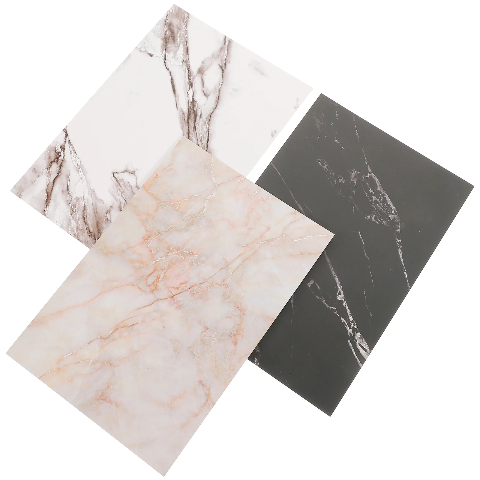 3 Pcs Marbling Card Photography Background Photographic Studio Backgrounds Pvc Backdrops for Board The Offering