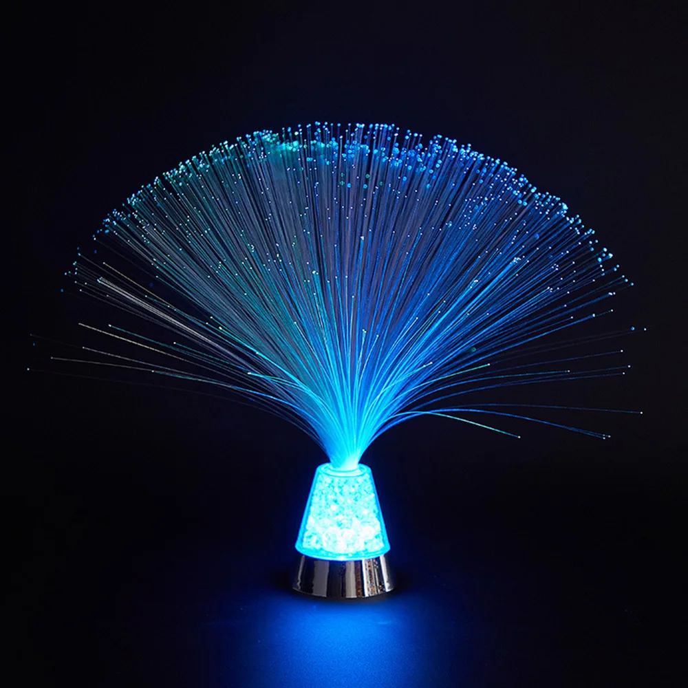 

Colored LED Fiber Optic Light Night Lamp Holiday Christmas Wedding Decoration LED Luminous Desktop Light Fiber Optic Light