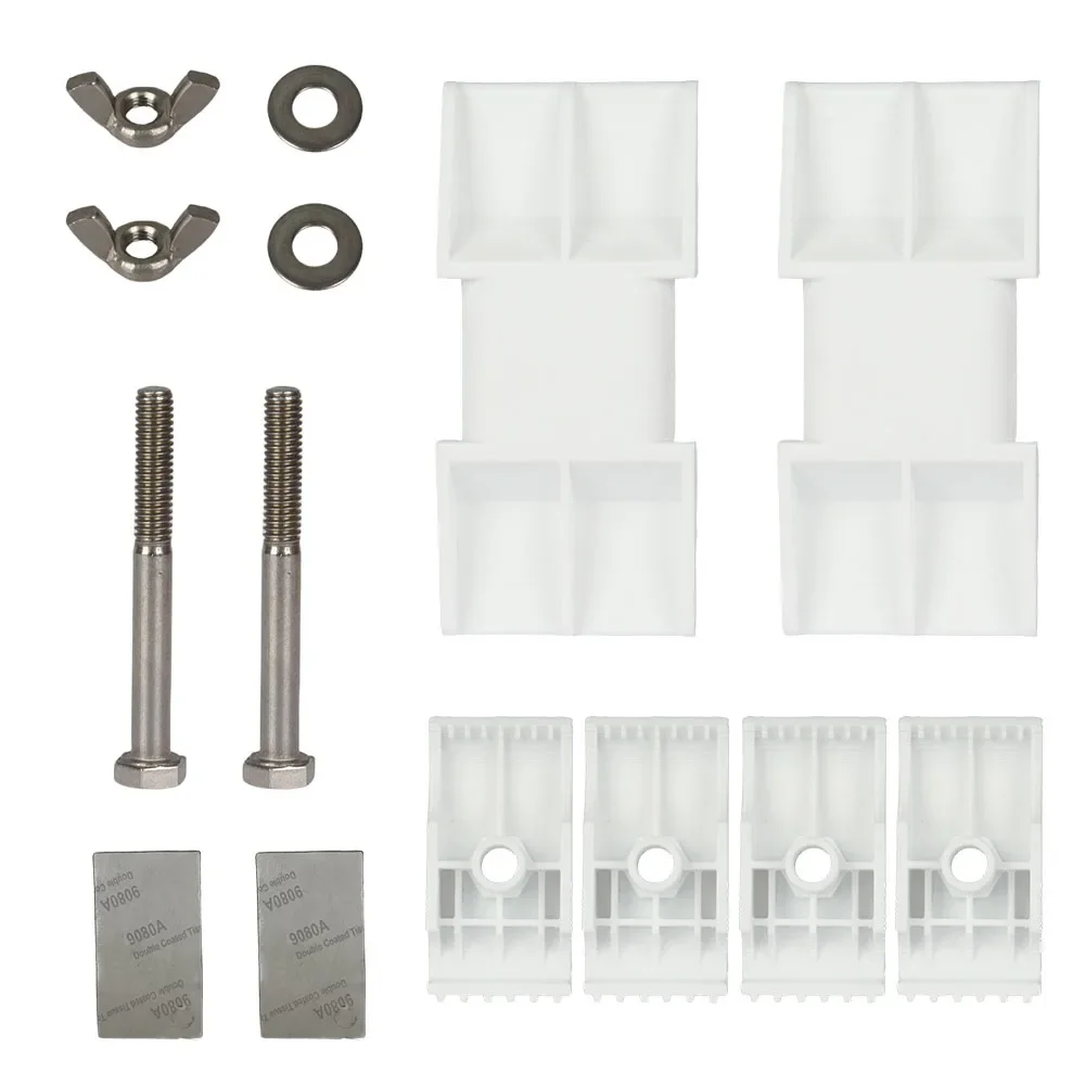 Caravan TV Antenna Pole Clips Kit for Volkswagen Campervans Boats Motorhomes RV - Aerial Mast Pole Clamps Parts