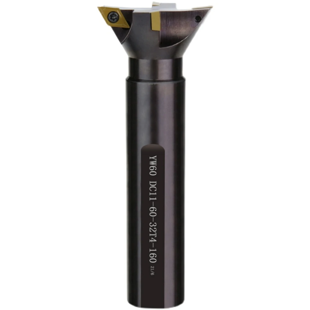 Dovetail milling cutter 25-80mm 60/90degree for DCMT07 DCMT11 series tungsten carbide insert CNC Dovetail groove milling cutter