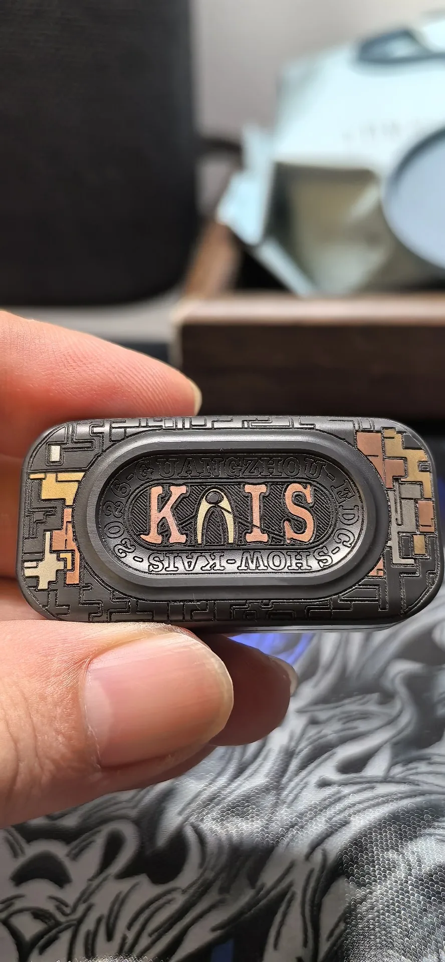 Used EDC KAIS POPO Sugar, Yangcheng Memory, Current Track Sprocket Fidget Spinner