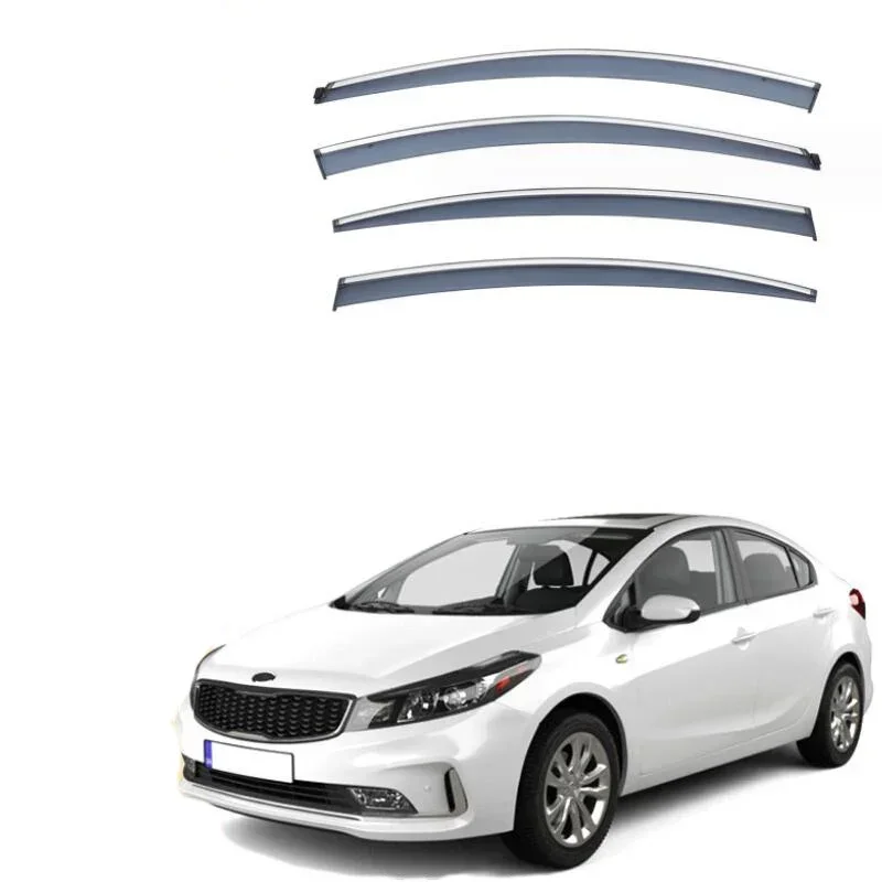 

Window Visor Car Rain Guard Visor Side Window Deflector For Kia K3 K3S 2012 2013 2014 2015 2016 2017 2018 2019 2020 - 2023