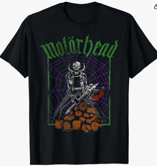 

MOTORHEAD LIVE AND LOUD Мужские и женские футболки Американские ретро металлические футболки с короткими рукавами для мужчин Спорт