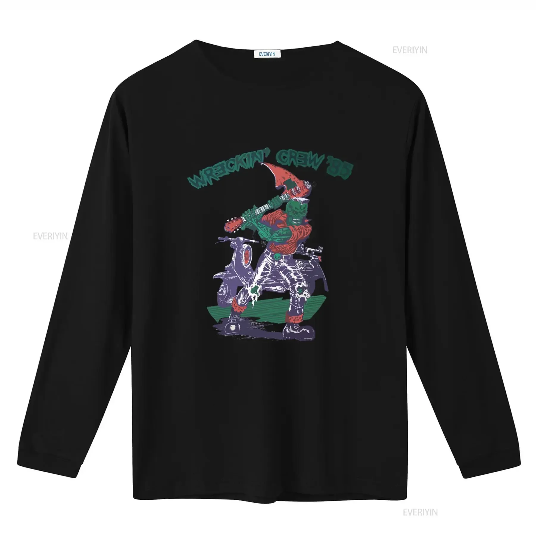 The Meteors 1985 Wreckin Crew Tour T Shirt  White S to 2345XL HC1149 vintage Washed Breathable fashion Stylish Comfortable