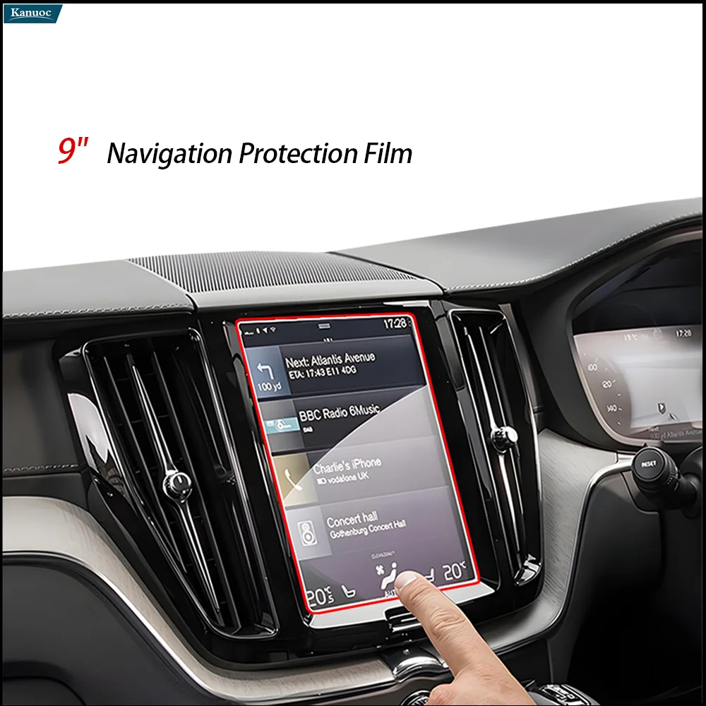 

9'' Navigation System HD Clear Anti Scratch Shield For Volvo V90 XC90 S90 XC60 2018-2021