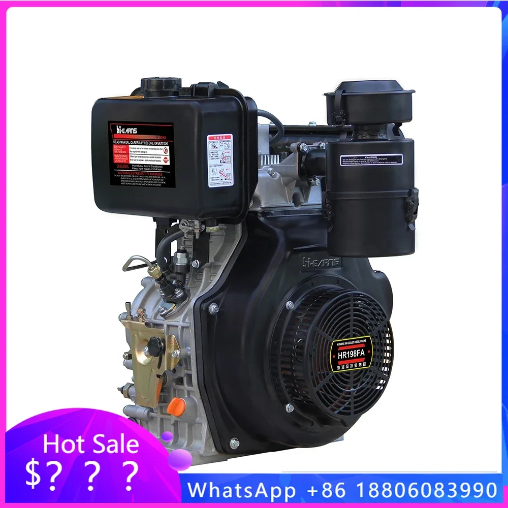 HR198FA 10h·p 14h·p 15h·p 633CC single cylinder air cooled oil bath die·sel engine price