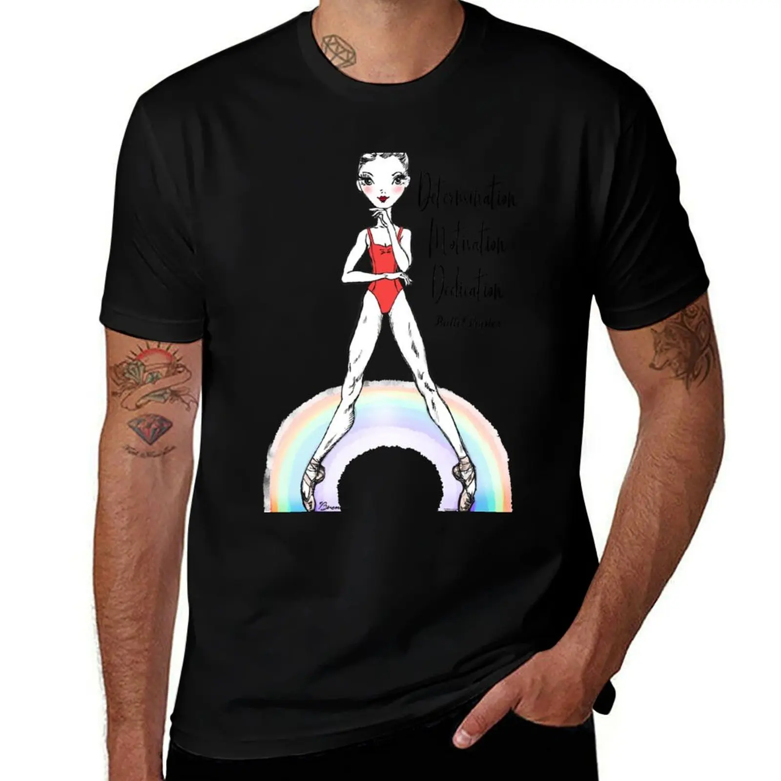Dance is Determination,Motivation and Dedication! T-Shirt man t shirt luxury T-Shirt