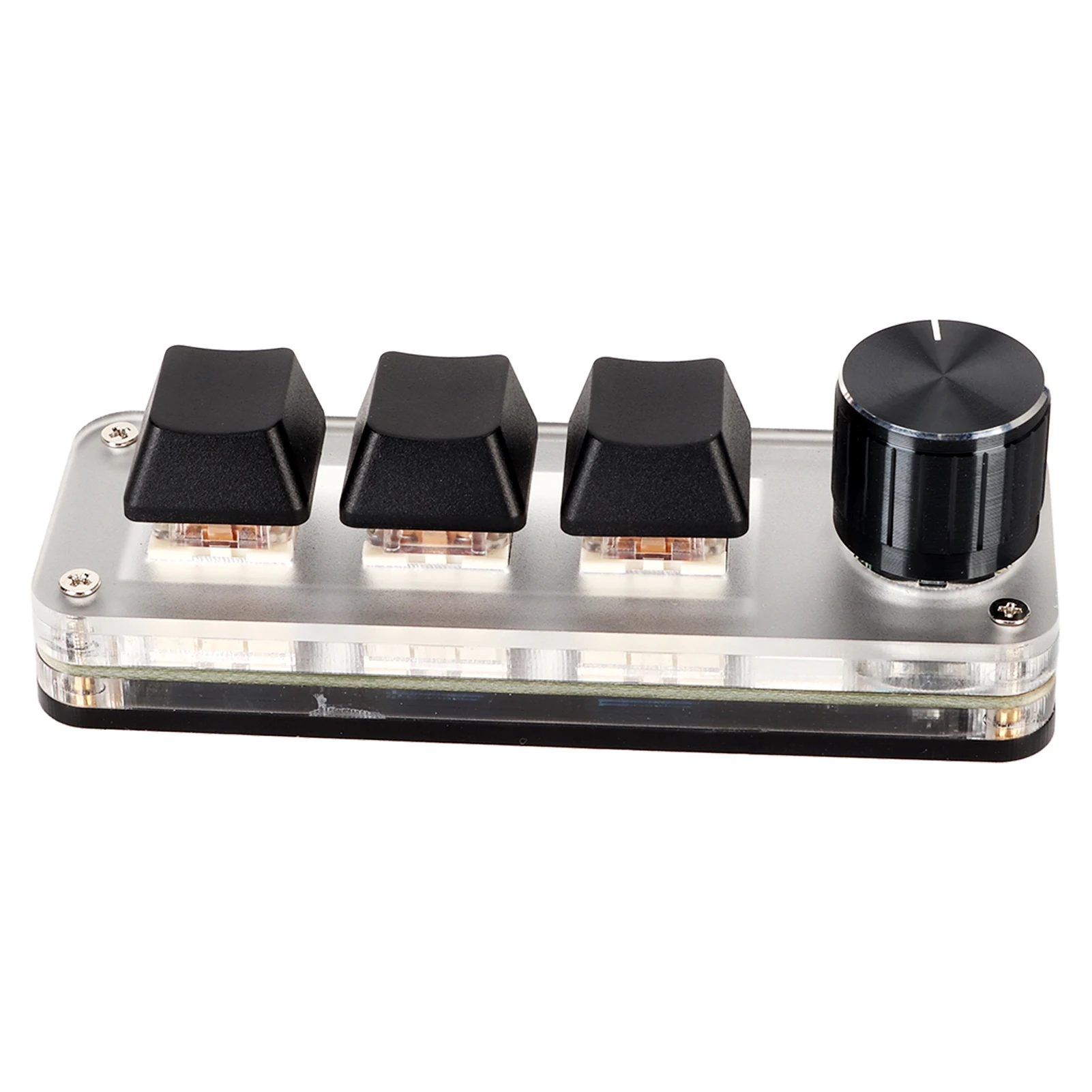 Interruptor vermelho protable mecânico com uma mão macro teclado plug and play ergonômico personalizado botões usb mini teclado para desktop pc