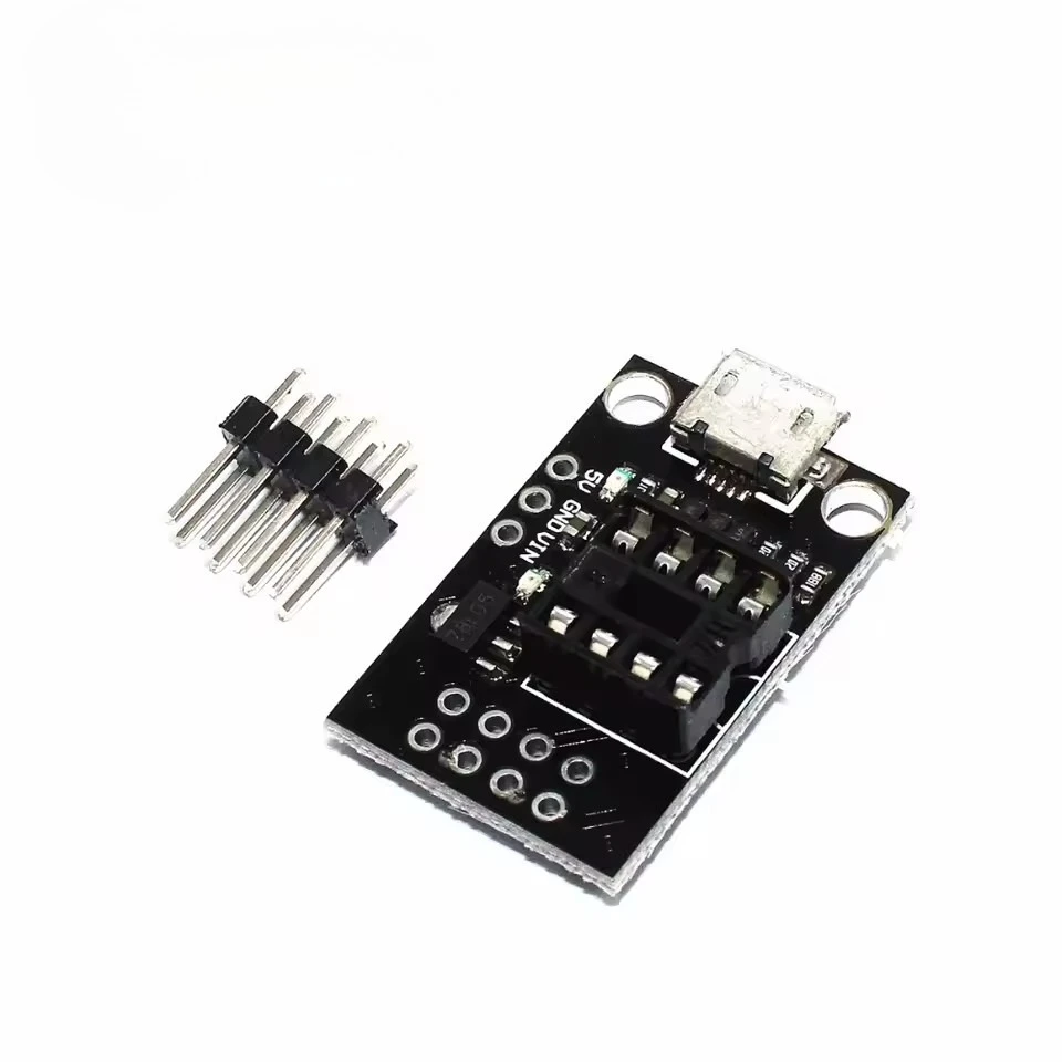 Mini ATtiny85 USB Download Board ATtiny13A/25/45/85 Micro USB Powered ISP Programmer Shield For Arduino Maker DIY