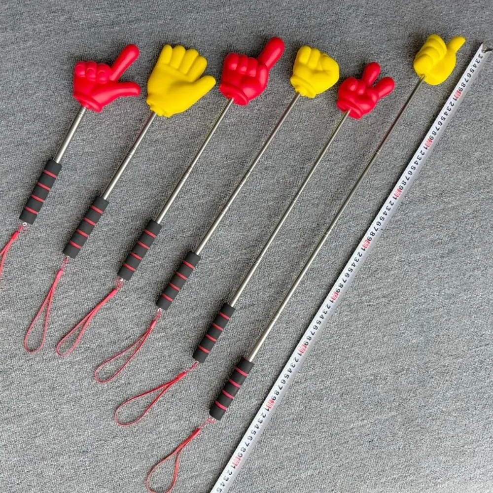 

Новые палочки для чтения пальцев из нержавеющей стали, телескопический стержень, дизайн пальцев, доска, ручная указка, обучающие учителя