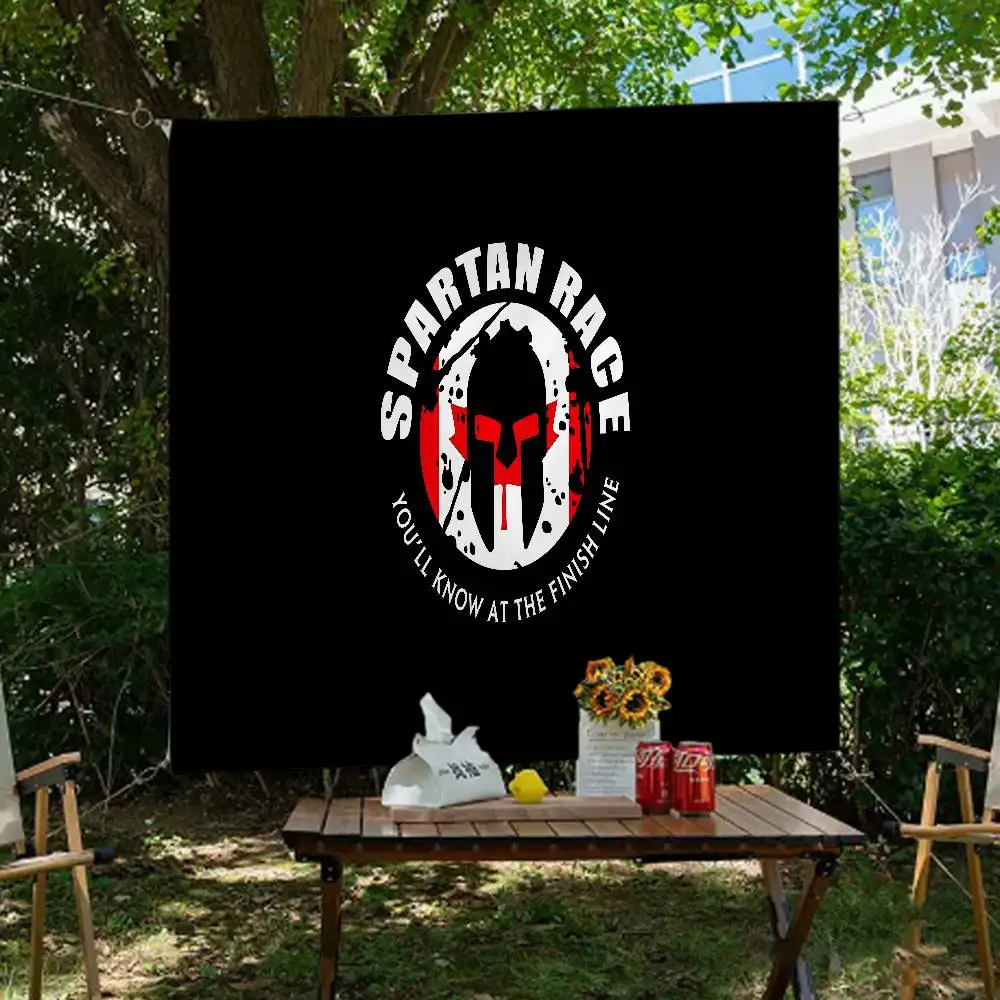 S-Spartan Molon Labe Sparta DIY Flag For Family Group Photo Living Room Home Dorm Decor Wall Art Decor Banner