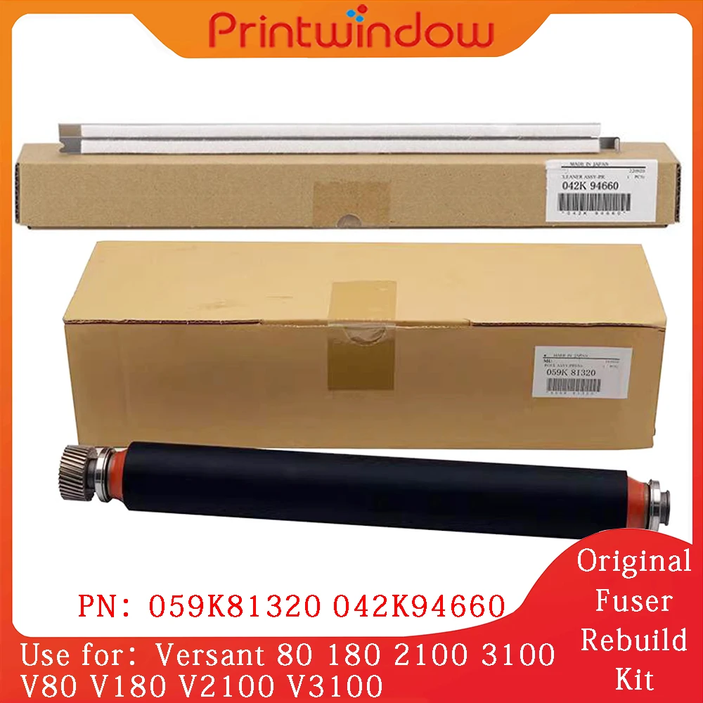 

Оригинальный новый комплект для восстановления фьюзера для Xerox Versant 80 180 2100 3100 V80 V180 V2100 V3100, прижимной ролик фьюзера 059K81320 042K94660