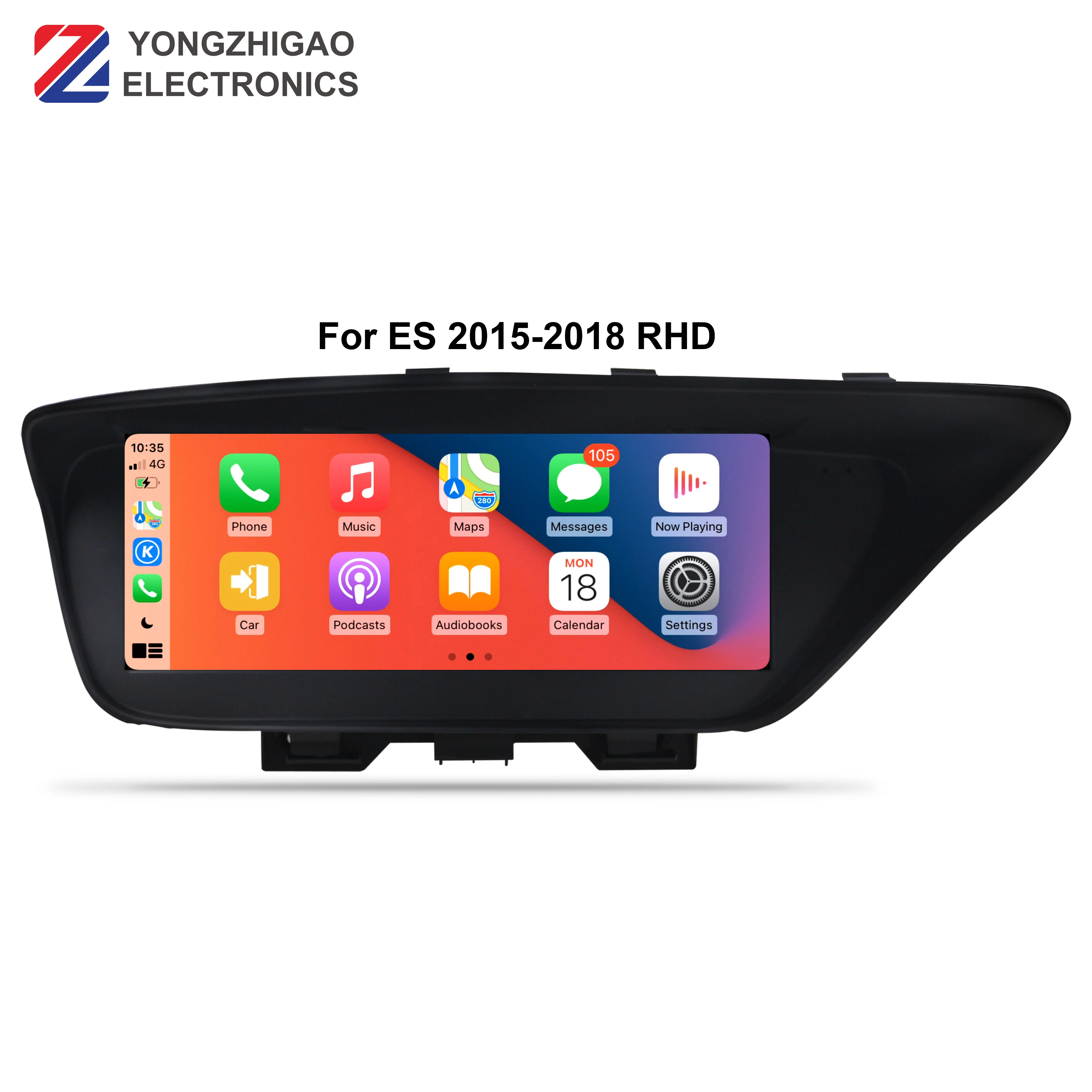 YZG 4G SIM 10.25'' 8 Core Android 10 4+64GB Upgrade Navigator Dash Android for Lexus ES 350 300 2010 2012 2014 2016 2017 2018