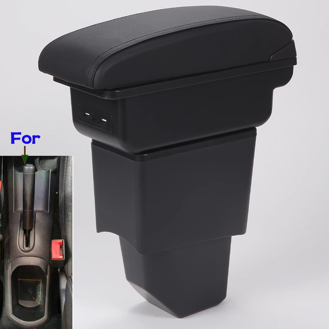 

For Citroen C3 Armrest Box For Citroen C3 C4 2013 Car Armrest Box Storage Box Interior Dedicated Retrofit Parts Car Accessories