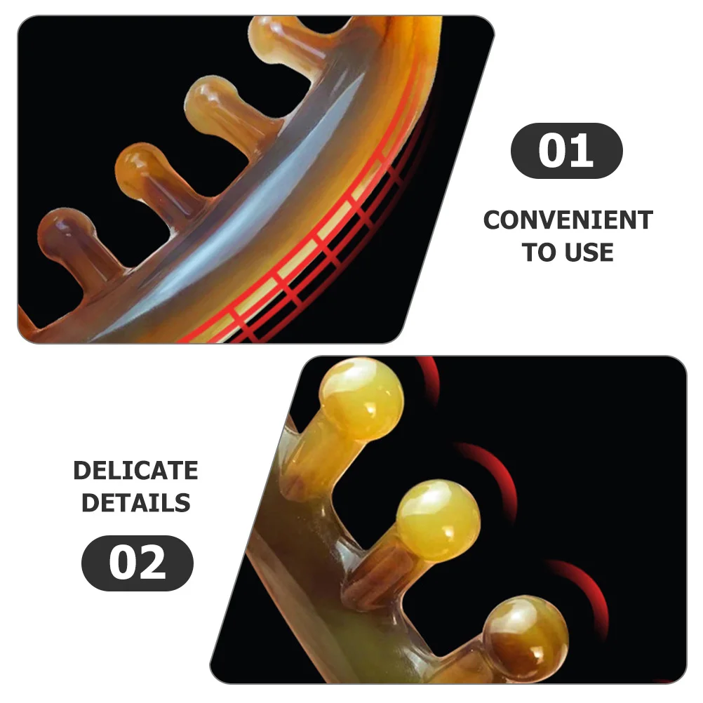 

No Static Resin Comb Scalp Massager Portable Massage Tool for Women Men Thick Long Curly Hair Detangler Massage Comb