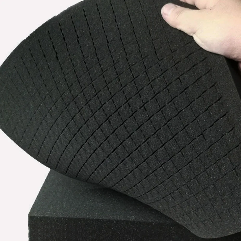 2pcs-packaging-pearl-cotton-protective-liner-black-tearable-grid-shockproof-shipping-foam-sheets-tool-box-organizer-insert
